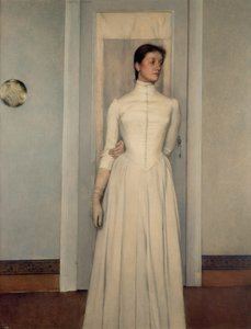 Porträt der Schwester des Künstlers, Marguerite Khnopff